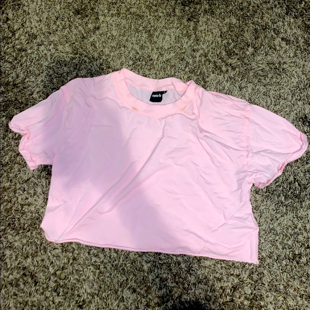Crop workout tee